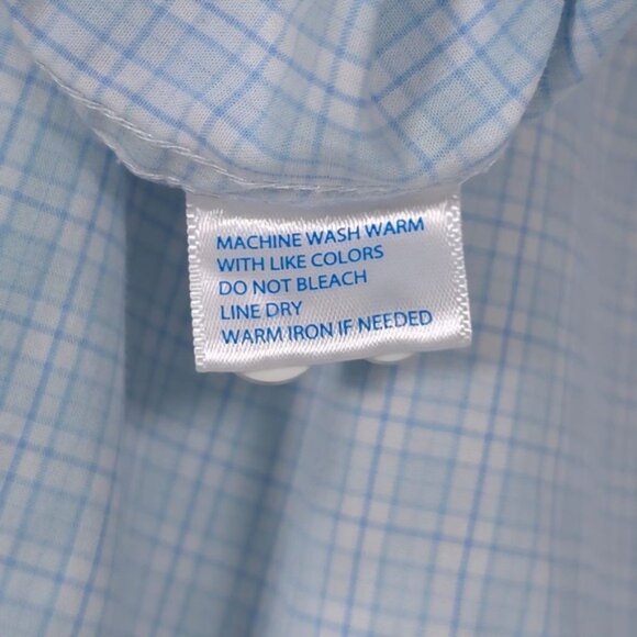 SOUTHERN TIDE Men's Shirt‎ LARGE Classic Fit Blue Plaid Button Down - Picture 9 of 9